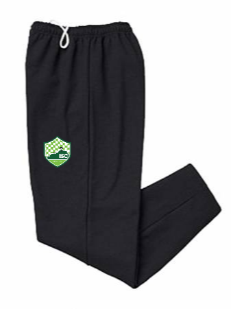 Open-bottom 50/50 sweatpants